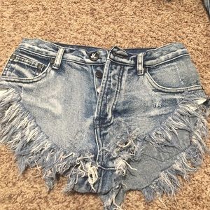 (ON HOLD) ONE TEASPOON DENIM SHORTS