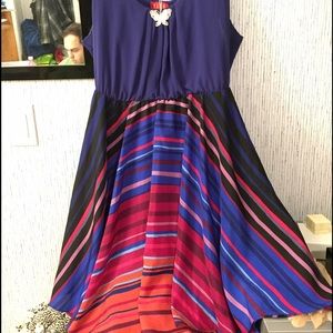 🌹Purple flowing dress