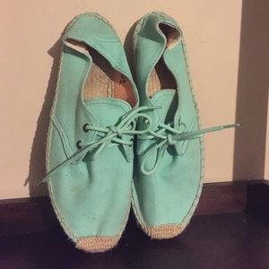 Soludos Canvas Lace Up Espadrille Shoes
