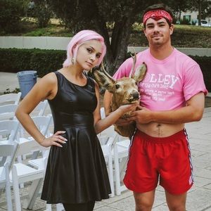 Black faux leather dress