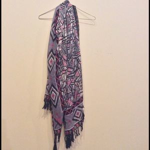 Boho Chic Tribal Print Scarf