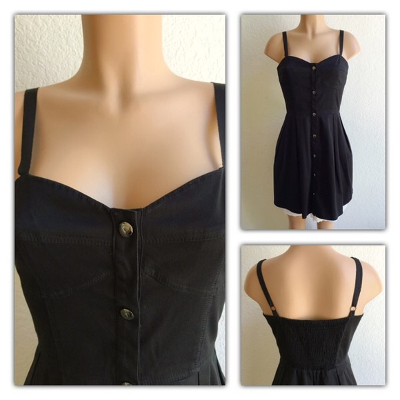 GUESS BUSTIER BUTTON DRESS - Picture 2 of 4