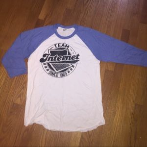 Team Internet Baseball Tee