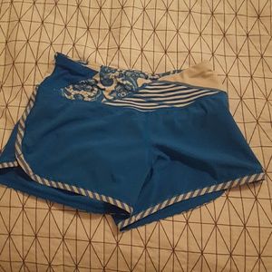 Blue Lululemon Run Times  shorts