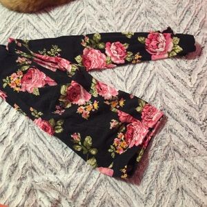 Floral leggings
