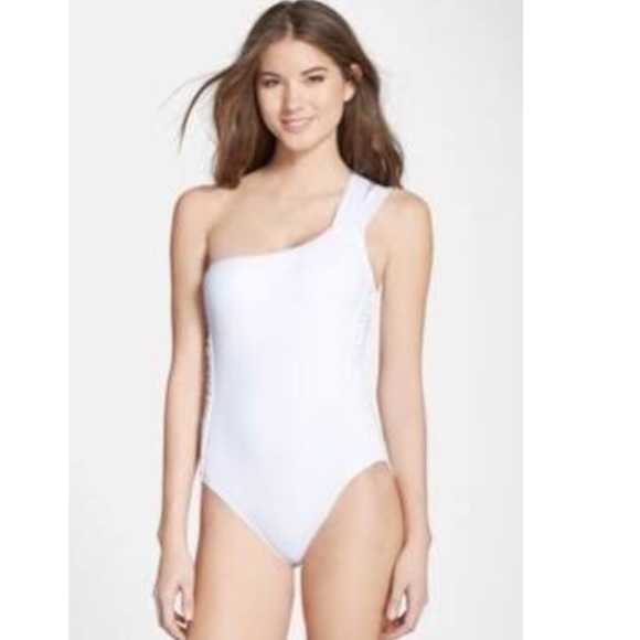 La Blanca Swimwear One Shoulder Ruched One-Piece