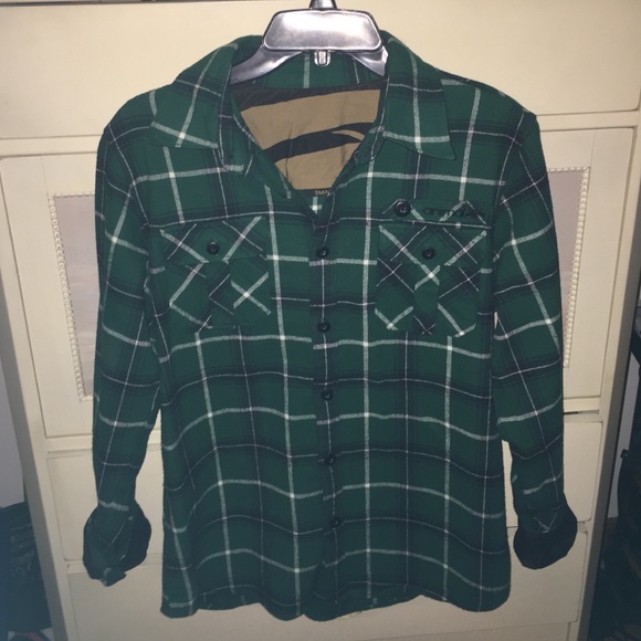 Green, White, Blue Flannel 💚💙