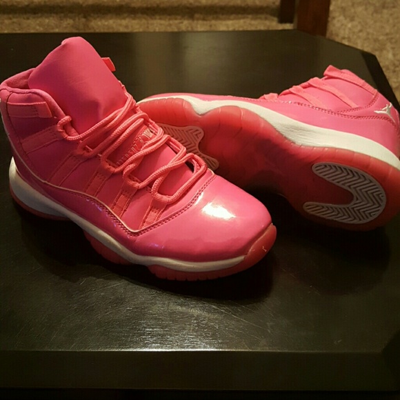 Pink Jordan 11's