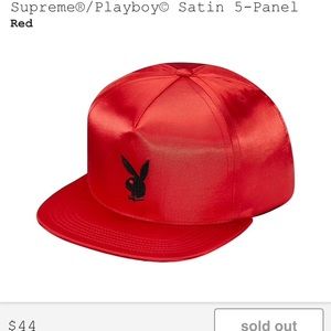 Supreme/playboy hat