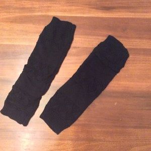 NEVER BEEN WORN Black Leg Warmers