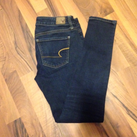 American Eagle dark wash jegging