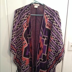 Aztec sweater shaw size M/L