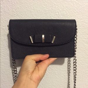 Black Michael Kors Kiera Small Crossbody Bag
