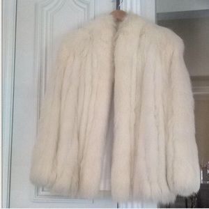 Vintage Cream Mink Fur Coat