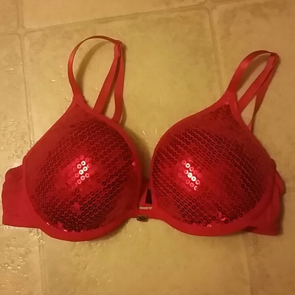 NEW Red Sequence Bra