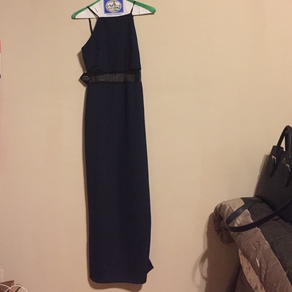 Brand new navy nasty gal dress