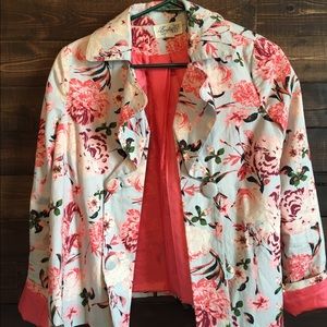 F21 Floral Blazer