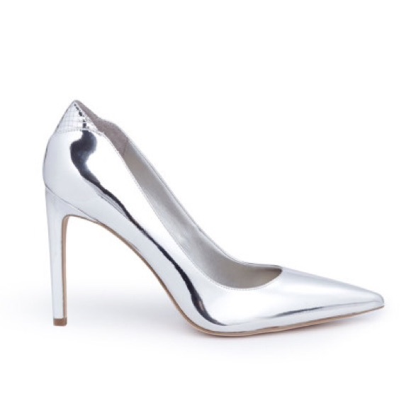 Dea Silver Sam Edelman High Heels - Picture 2 of 4