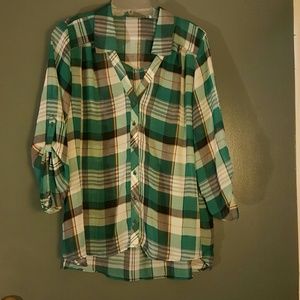 Plaid top