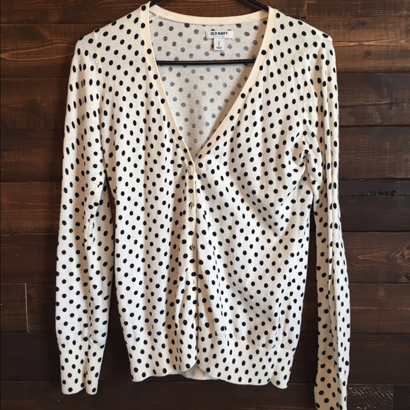 Women's polka dot cardigan