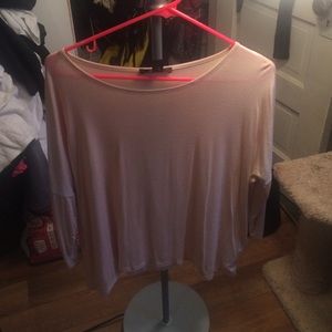 Forever 21 drapey peach top