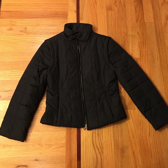 Black puffy jacket