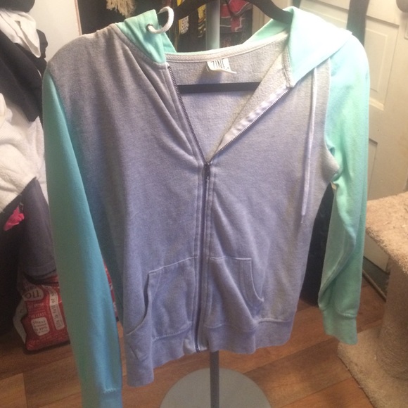 Zine zip up hoodie