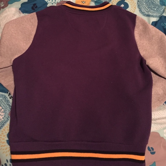 Varsity Jacket 💜💛 - Picture 3 of 4