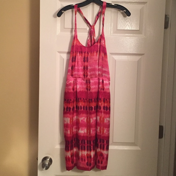 NWT Pink tie-dye Banana Republic dress, sz 0