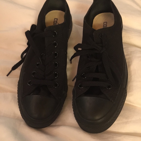 All black converse