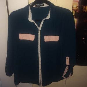 Kawaii button up top