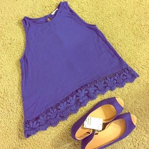Tank top and flats!