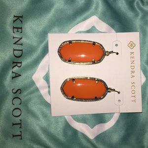 Orange Elle Earrings by Kendra Scott - Never Worn