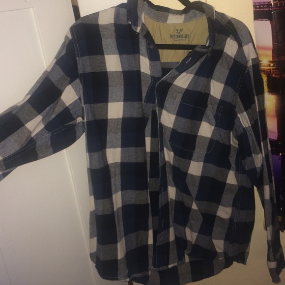 Blue flannel