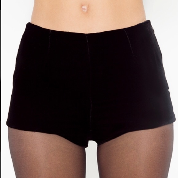 NWOT Nasty Gal Velvet Tap Shorts