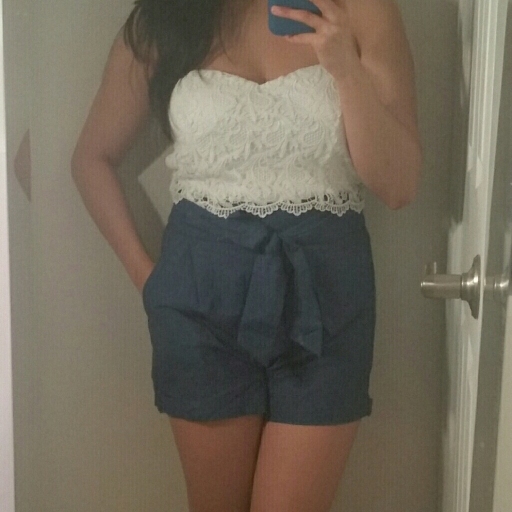 Lace Crochet Romper