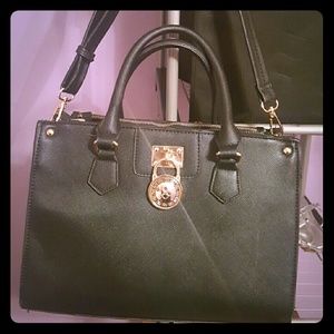 Black handbag