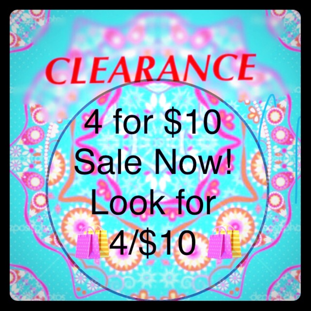 🛍4/$10 Clearance sale 🛍