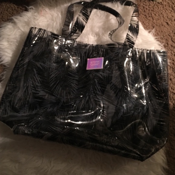 Pink beach bag