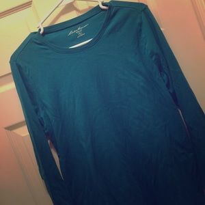 Teal Eddie Bauer Long-Sleeved Tee