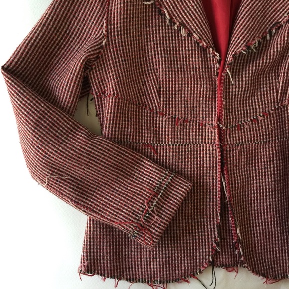 Fossil Distressed Tweed Blazer - Picture 2 of 4