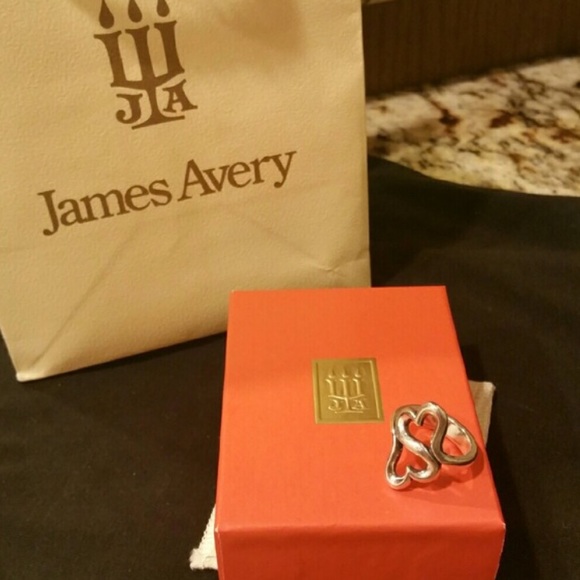James Avery heart to heart ring