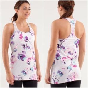 Lululemon floral print unlined tank
