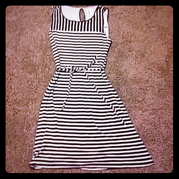 Striped Midi Dress