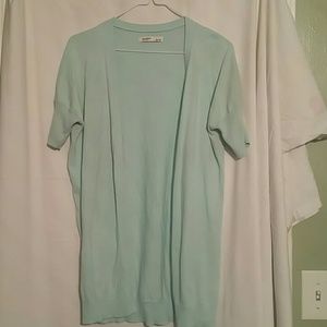 Old Navy light teal open front cardigan Old Navy light teal open front cardigan