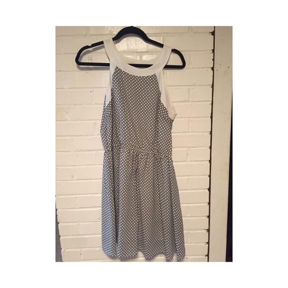 Black and white boutique dress