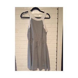 Black and white boutique dress