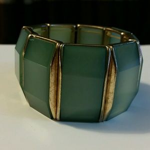 Turquoise & Gold Bracelet