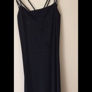 Strappy Black Maxi Dress