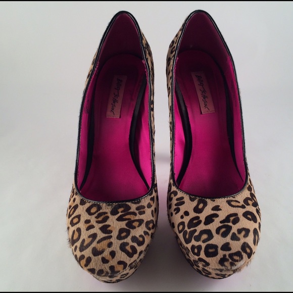 Betsey Johnson Leopard Heels